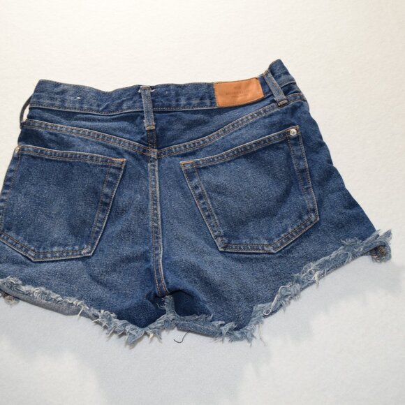 Mango, MNG Women's Broken denim shorts Size 4 Like New #0023 - Picture 5 of 5